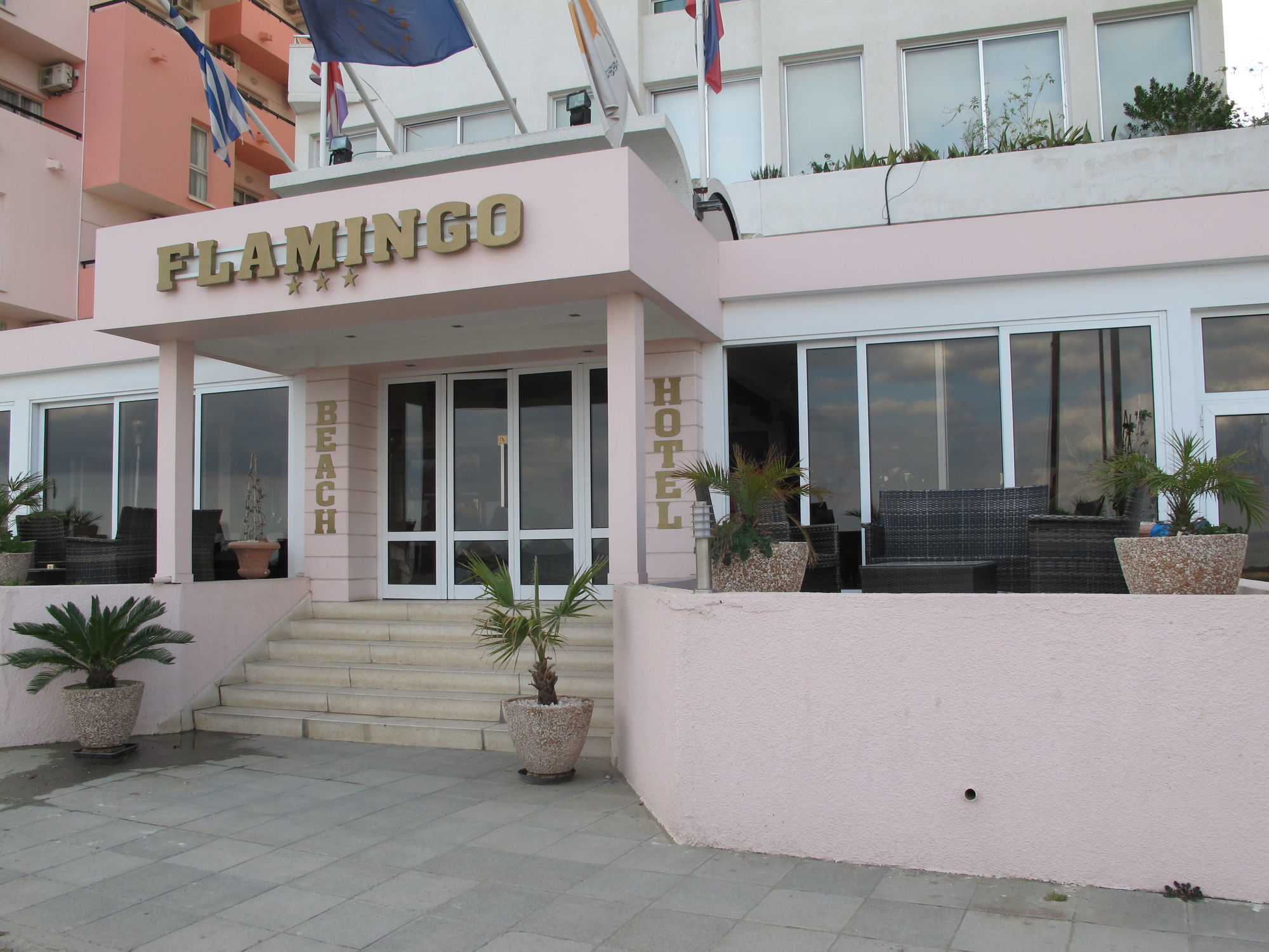 Flamingo Beach Hotel Larnaka Exterior foto